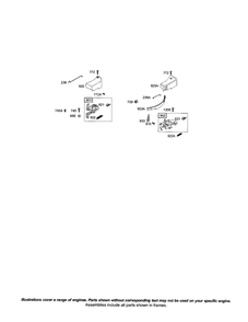 Brake/Cover-Lindage Diagram and Parts List for 10G900 0015 Thru 0352 Briggs and Stratton Engine